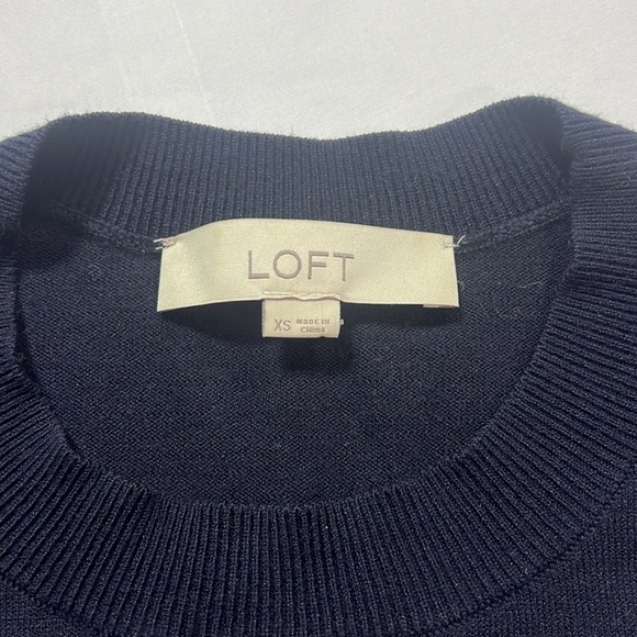 Loft rainbow stripe sweater size XS - Picture 2 of 7